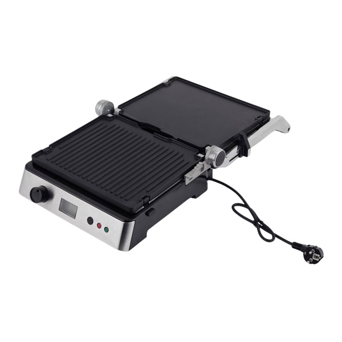 इलेक्ट्रिक कॉन्टैक्ट ग्रिल के घटकों को किस खाद्य-ग्रेड सामग्री मानकों को पूरा करना चाहिए?